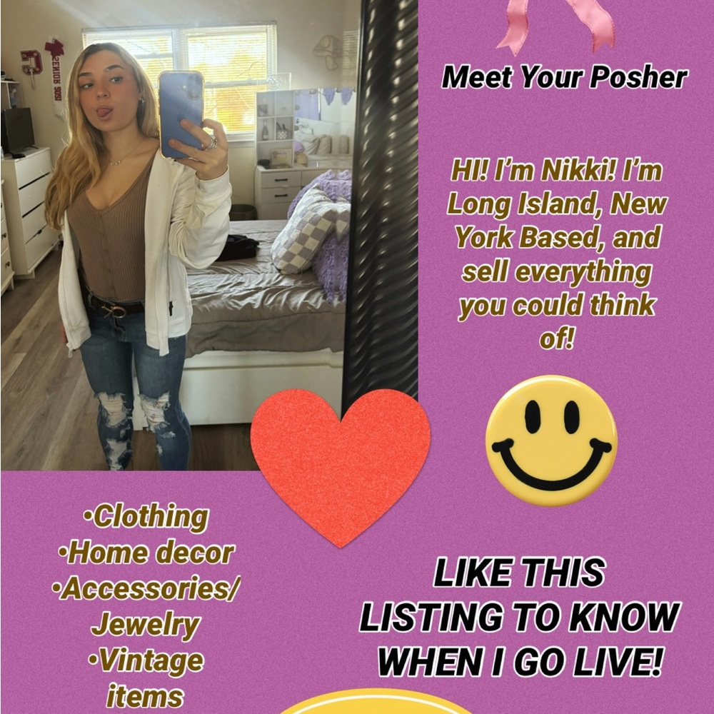 LIKE THIS LISTING TO BE NOTIFIED WHEN I GO LIVE! POP UP SHOW! $5 RUNS